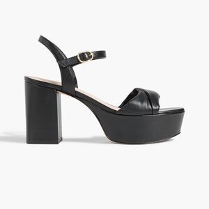 Stuart Weitzman Black Platform Sandals